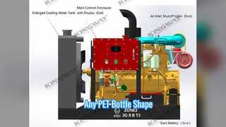 آلة صنع زجاجة PET.