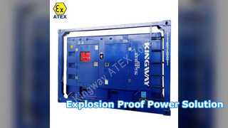 مولد منطقة ATEX 80KVA مقاوم للانفجار