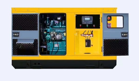 3 مراحل محرك ايسوزو 36KW 45 KVA DG مجموعة تبريد المياه الصامتة