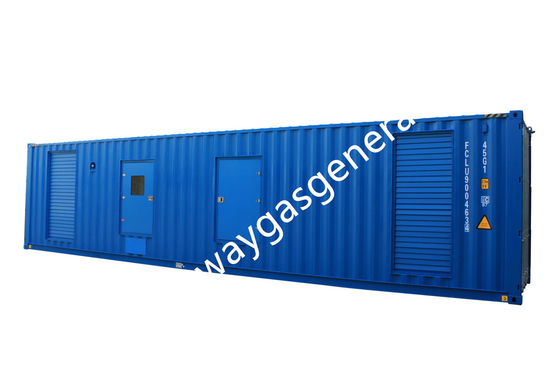 3 المرحلة ميتسوبيشي محرك حاوية ديزل مولد 600KW 750KVA