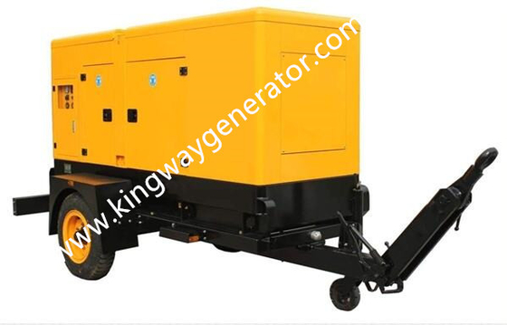 1500RPM 1800RPM 15KW على مقطورة مولد ديزل للاستخدام الخارجي