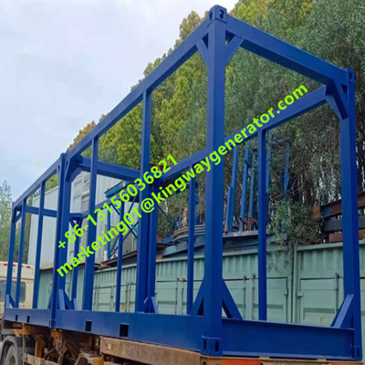 الهيكل الصلب الرئيسي 20ft إطار حاوية الشحن أبعاد متينة