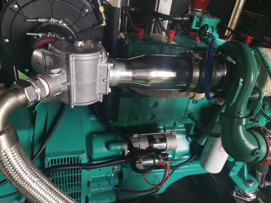 250KVA الكمون الغاز الطبيعي 200kw مولد صامت للغاز الحرارة مضخة مكيف الهواء