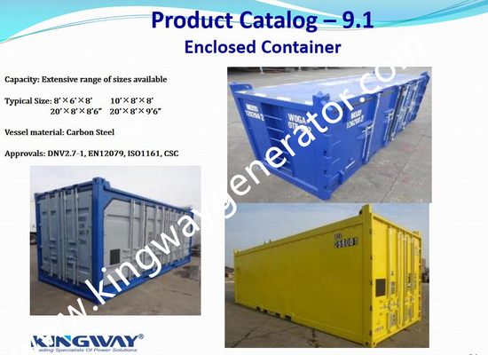 CSC Double Certified DNV 2.7-1 الحاويات البحرية 10 قدم 20 قدم