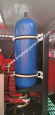 ضاغط هواء ديزل مقاوم للانفجار Sullair 375CFM ATEX Zone 2 بإطار Kingway DNV