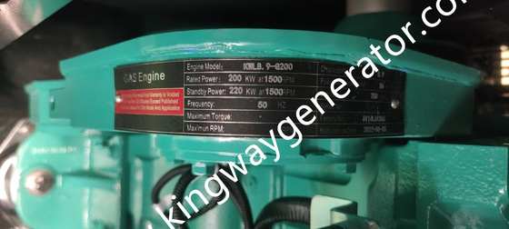 CE Kingway جودة عالية 90KW NG مولد غاز طبيعي مدعوم باستهلاك منخفض بواسطة محرك Cummins