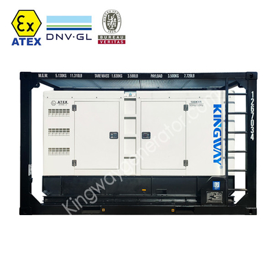 Kingway ATEX Certified Zone 2 60Hz مجموعة مولدات الديزل دليل صامت للانفجار