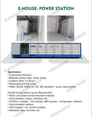 20GP 40GP 40HC DNV 2.7-1 الحاويات البحرية المعتمدة لمنصات غاز النفط أو أنظمة HVAC