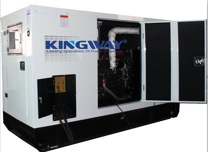 غطاء صامت 375kva 300kw 400v 50hz 3 مرحلة 4 سلك مولد الديزل 300kw