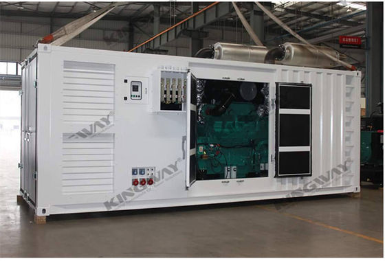 غطاء صامت جدا 400kw 500kva 400v 50hz 3 مرحلة 4 سلك محرك توليد الديزل