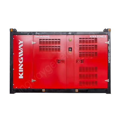 منطقة أتكس 2 ضد الانفجار 60kva 1250KVA مولد وقود الديزل آمن مع حقول النفط والغاز مع إطار رفع DNV2.7-1