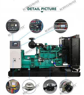 مجموعة مولد الديزل الصامت 350kva 280kw 400v 50hz 3 مرحلة 4 سلك