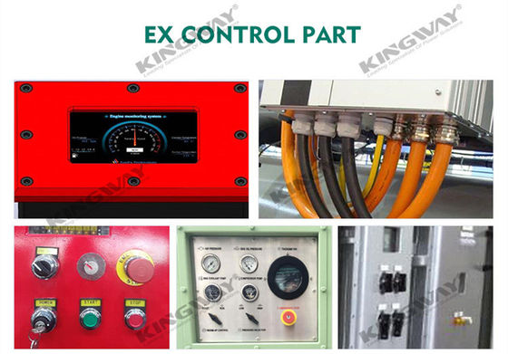إمدادات 300kva 240kw 400v 50hz 3 مرحلة 4 سلك محرك الديزل ATEX IIB محرك الديزل