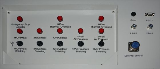 اختبار مولد الديزل 250kw 400v 50hz3 المرحلة 4 سلك بنك الحمل المقاوم