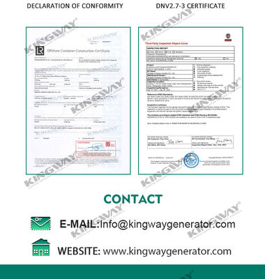 إمدادات 200kva 400v 50hz 3 مرحلة 4 سلك محرك الديزل