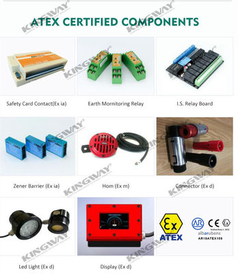 منصة بحرية 25kva 400v 50hz 3 مرحلة 4 سلك مقاومة للانفجار محرك الديزل ATEX معتمد المنطقة 2 مولد