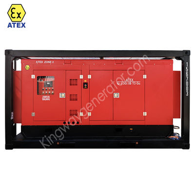 منطقة أتيكس 1 منطقة 2 إنفجار ضد 1250KVA مولد الديزل الآمن مع DNV2.7-1 إطار رفع مع حقول النفط والغاز