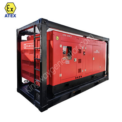 منطقة أتيكس 1 منطقة 2 إنفجار ضد 1250KVA مولد الديزل الآمن مع DNV2.7-1 إطار رفع مع حقول النفط والغاز