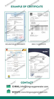 منصة البحرية 25kva 400v 50hz 3 مرحلة 4 سلك مقاومة للانفجار محرك الديزل ATEX معتمد المنطقة 2 مولد البحرية