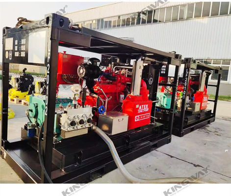 60 kVA ATEX المنطقة 2 IIB درجة حرارة T3 مولد الديزل المبدل IP55 مقاومة للانفجار مع DNV 2.7-1 الحاوية الخارجية