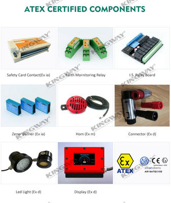 60 kVA ATEX المنطقة 2 IIB درجة حرارة T3 مولد الديزل المبدل IP55 مقاومة للانفجار مع DNV 2.7-1 الحاوية الخارجية