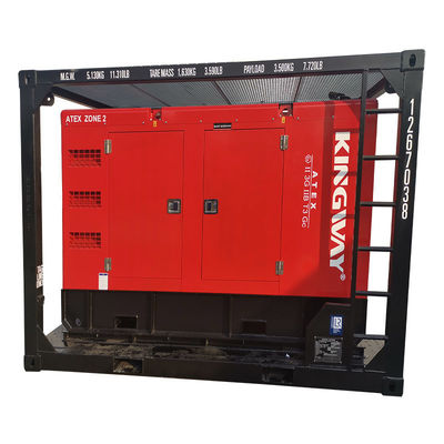 شهادة ATEX 3phase 200kw 250kva zone2 مجموعة مولدات الديزل المقاومة للانفجارات DNVGL 2.7-1 محرك خدمة منصة الإطار المنزلق