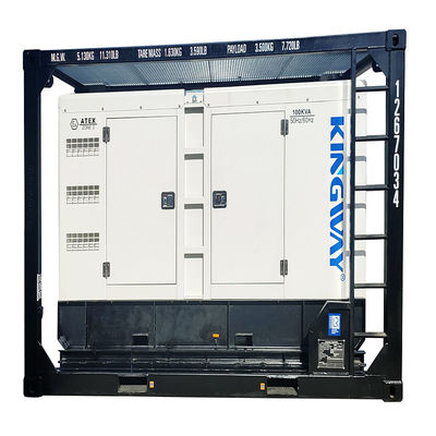 شهادة ATEX 3phase 200kw 250kva zone2 مجموعة مولدات الديزل المقاومة للانفجارات DNVGL 2.7-1 محرك خدمة منصة الإطار المنزلق