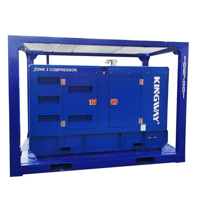 شهادة ATEX 3phase 200kw 250kva zone2 مجموعة مولدات الديزل المقاومة للانفجارات DNVGL 2.7-1 محرك خدمة منصة الإطار المنزلق