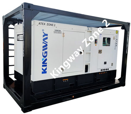 منطقة أتيكس 1 منطقة 2 مولد ديزل مضاد للانفجار 150kva مع إطار رفع DNV2.7-1 مع منصات النفط والغاز