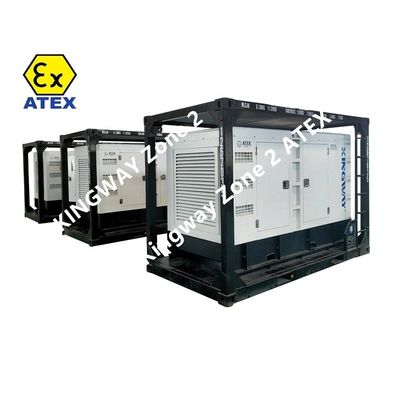 20KVA ATEX منطقة 2 ATEX مولد مضاد للانفجار مجموعة لصناعة النفط والغاز مع DNV إطار رفع
