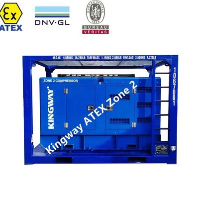 20KVA ATEX منطقة 2 ATEX مولد مضاد للانفجار مجموعة لصناعة النفط والغاز مع DNV إطار رفع