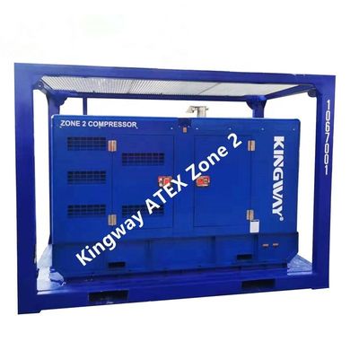 60KVA كينغواي ATEX معتمدة المنطقة 2 Ex بروف الديزل مولد مجموعة مع معايير DNV الخدمة الخارجية إطار رفع