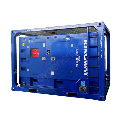185CFM 6.9Bar مضاد للانفجارات ATEX المنطقة 2 محرك الديزل ضاغط الهواء مع DNV2.7-1 إطار رفع