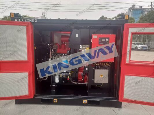 مجموعة مولدات محركات الديزل ATEX المنطقة 2 المقاومة للانفجار 75kVA مع إطار رفع DNV2.7-1