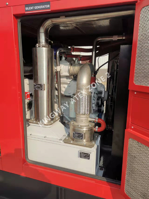 IP55 Protection ATEX Zone 2 Equipment 100KVADiesel Generator إطار الرفع المتكامل