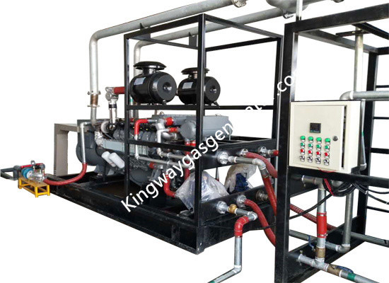 مولد الغاز الطبيعي 650KW المخصص مع حرارة التوليد المشترك للطاقة والطاقة CHP