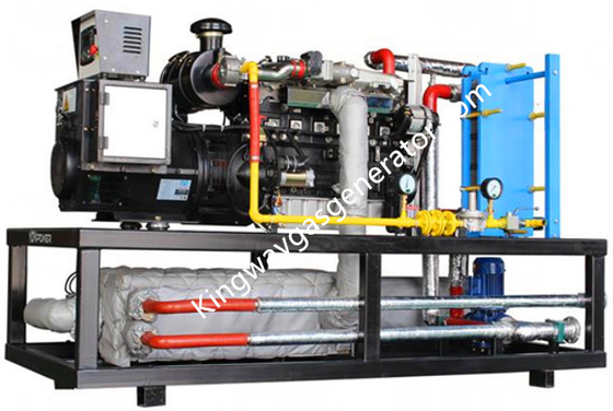 125kva 100KW ثلاث مراحل مولد الغاز Yuchai مجموعة المولدات لاستخدام المناجم