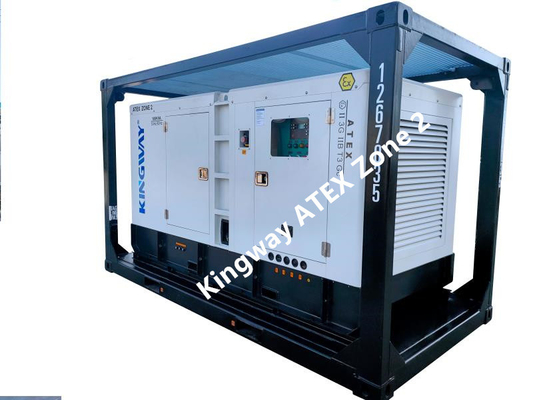 ATEX Zone 2 ضاغط هواء محرك ديزل مقاوم للانفجار 186CFM 100 Psi