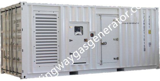 3 المرحلة ميتسوبيشي محرك حاوية ديزل مولد 600KW 750KVA