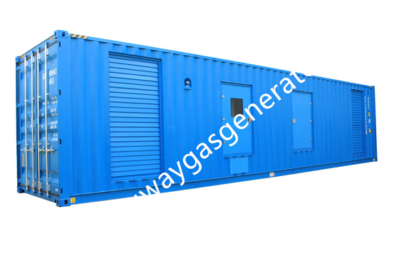 3 المرحلة ميتسوبيشي محرك حاوية ديزل مولد 600KW 750KVA