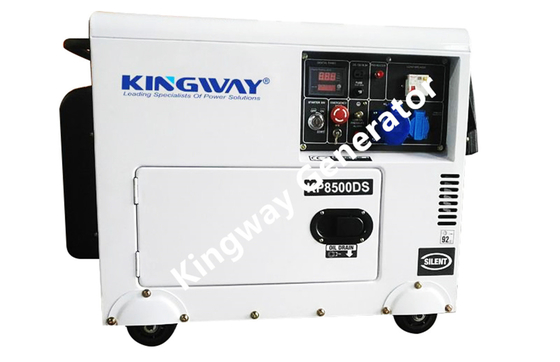مبرد بالماء 3 مراحل 50 هرتز 1500 دورة في الدقيقة مجموعة مولدات الديزل الصامتة المحمولة 8KVA 12Hp