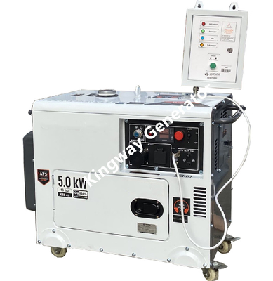 مجموعة المولدات الصامتة ذات اللون البرتقالي 8KVA 12Hp