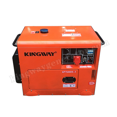 فتح نمط 5KW الهواء المبرد المحمولة مولد للاستخدام في حالات الطوارئ مع خزان الوقود 25 لتر