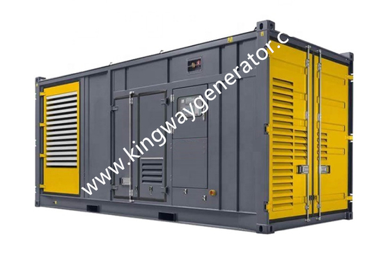3 المرحلة ميتسوبيشي محرك حاوية ديزل مولد 600KW 750KVA