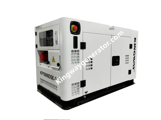 مجموعة المولدات الصامتة ذات اللون البرتقالي 8KVA 12Hp