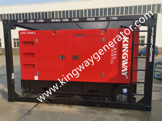 200KVA ATEX Certified T3 Zone 2 Generator Set DNV standards Lifting Frame