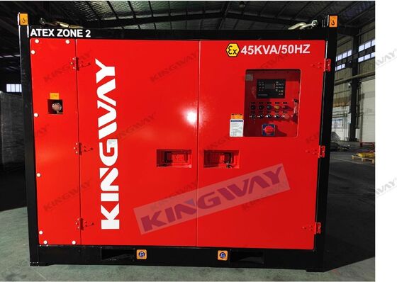 مجموعة مولدات بحرية مضادة للانفجار 100 كيلو فاو مع DNV 2.7-1 حاوية بحرية معتمدة في منطقة ATEX 2